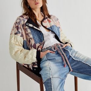 NWT Free People Ruby Quilted Bumper Jacket